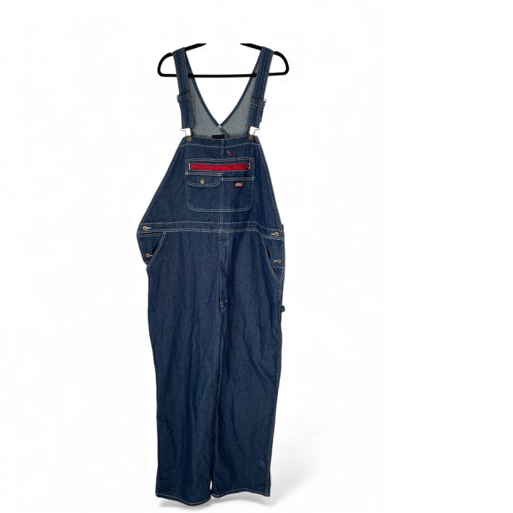 Genuine‎ Dickies XLR Bib Overalls Farm Core Chores Barn Grunge Hippie Adjustable